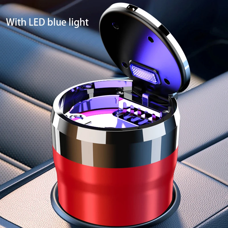 휴대용 차량 LED 재떨이 세라믹 라이너 무연 차량용 브래킷 박스 (메르세데스 벤츠 GLA GLB GLC GLE GLS SLS G63 W166 W214 W140 용)
