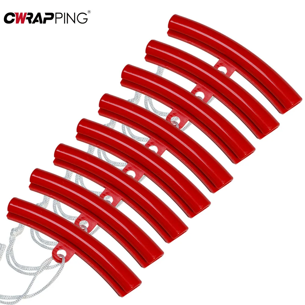 8-Piece Wheel Rim Protector Set - Universal Tire Guard and Accessory