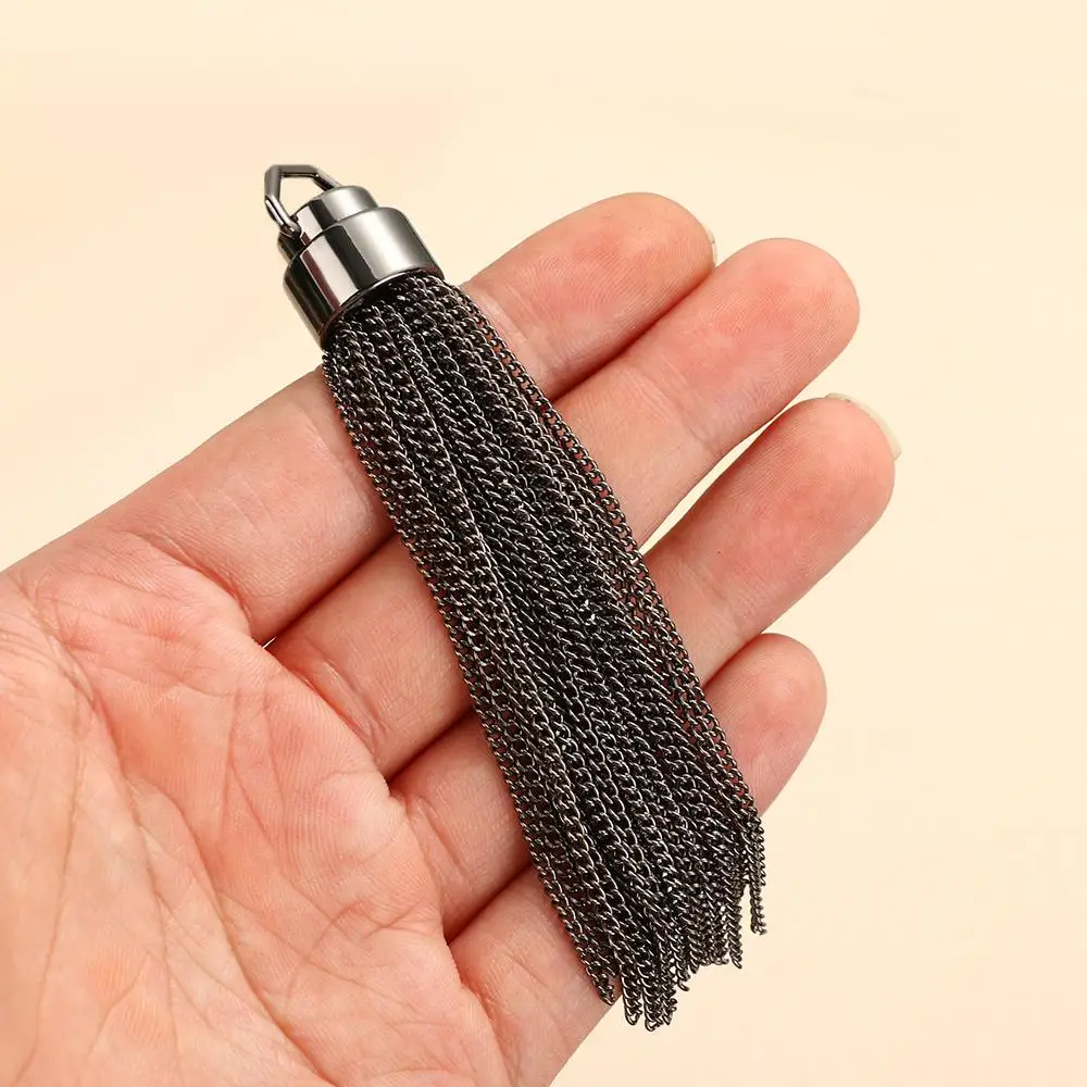 Mode Quaste Anhänger Schlüssel bund Umhängetasche Quaste Metall Schnalle Quasten Anhänger Handtasche Dekoration Geldbörse Hardware-Zubehör – Detail 6