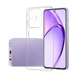Ultra Thin Transparent TPU Soft Back Cover - Clear Protective Case for OPPO A3-A3X 4G (1)