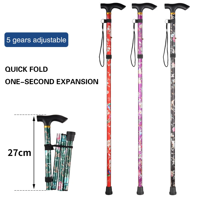

Походная палка, четырехсекционная телескопическая складная палка для альпинизма, трекинговые палки, алюминиевая палка для альпинизма, палка для пожилых людей
