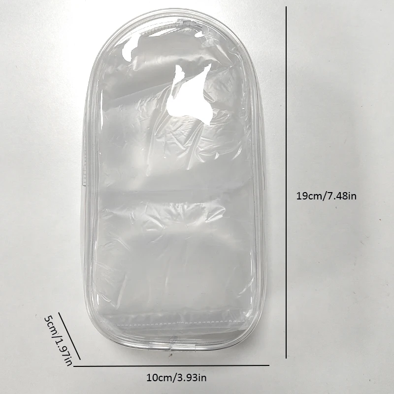 Clear Outdoor Bag For 18cm Cartoon Plush Dolls AC Toys Transparent Mini Kawaii Pouch For Keychain Doll Anime Figure Garage Kit 2