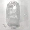 Clear Outdoor Bag For 18cm Cartoon Plush Dolls AC Toys Transparent Mini Kawaii Pouch For Keychain Doll Anime Figure Garage Kit 2