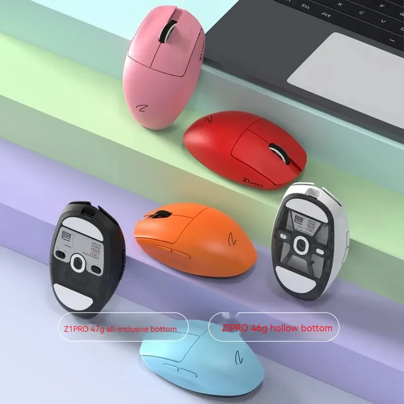 Zopin-mouse sem Fio z1 Pro 2.4g Usb Paw3395 Sensor Ultra Leve 24600dpi Adequado para Jogos de Esports Acessórios de Computador Presente - Imagem 4
