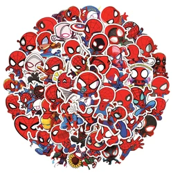 10/30/50pcs Disney Movie Anime Spiderman Stickers The Avengers Decal Fridge Phone Suitcase Diary Waterproof Cartoon Sticker Toy