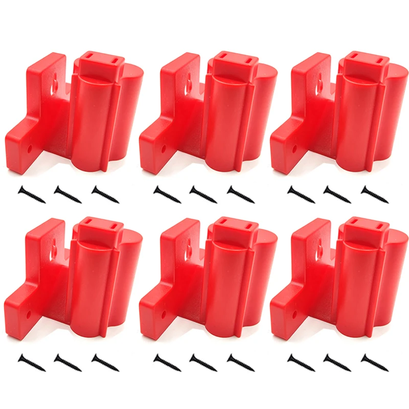 

6Pcs Tool Hanger Mount Holder for Milwaukee 12V Fixing Devices Battery Storage Rack Holder Power Tools Holder Accessories