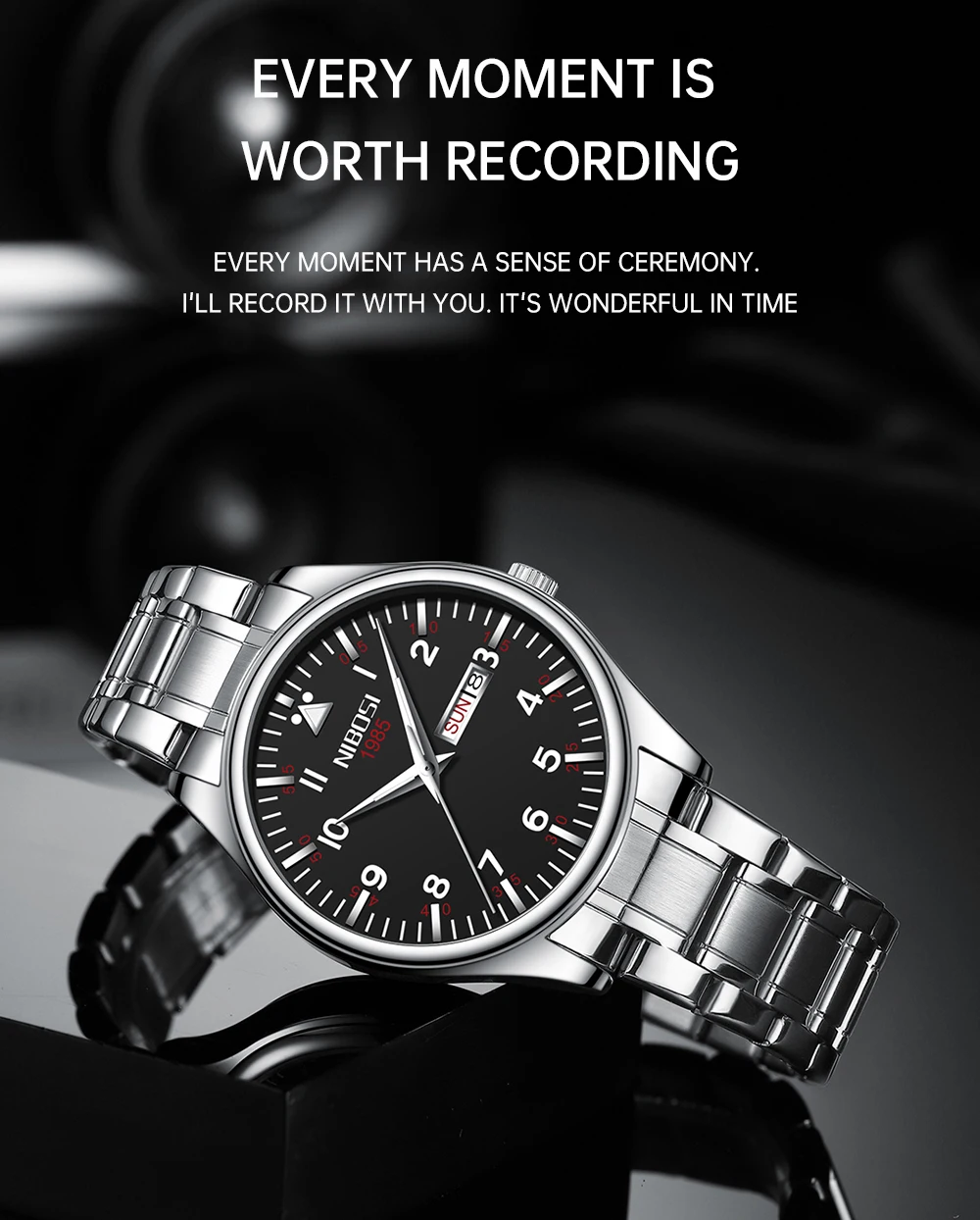 Quartz & Stainless Watch 2571 Nibosi