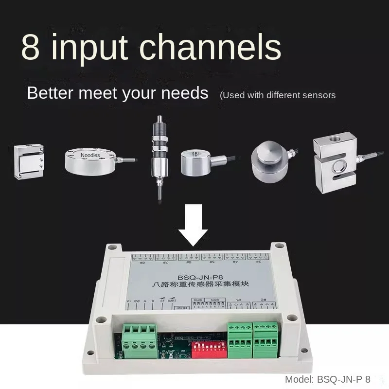 

Multi-Combination Digital Signal Transmitter BSQ-JN-P8 Sensor RS485 Converter Amplifier
