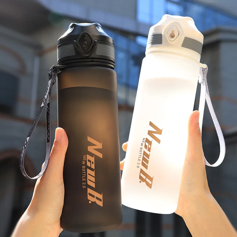 Water Bottle Sports Tritan Material 650ml 1000ml 1500ml Cycling Climbing Gym Fitness Drinking