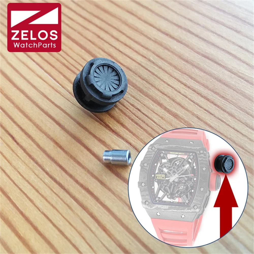 Corona In Carbonio Impermeabile Ntpt Per Orologio Automatico Richard Mille Rm35-02