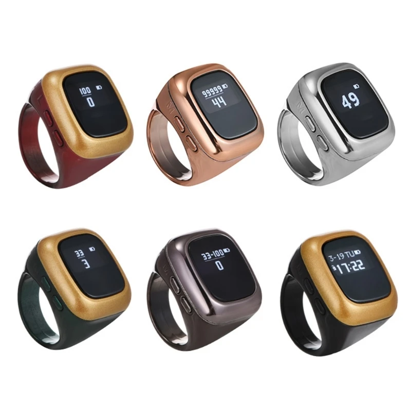 

4-канальный многофункциональный счетчик колец на палец с OLED-дисплеем для удобного использования