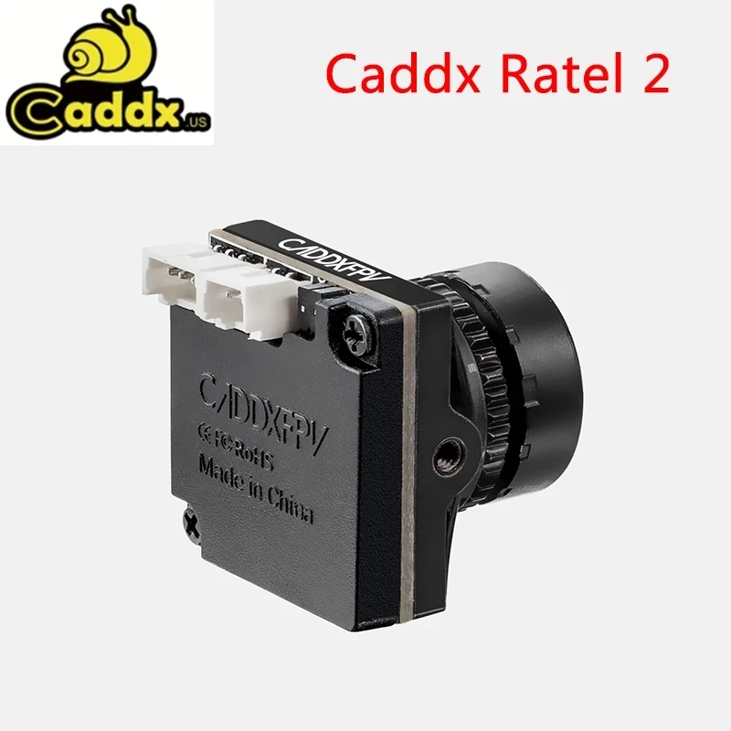 FPV Camera Caddx Ratel 2 V2 2.1mm Lens 16:9 4:3 NTSC PAL Switchable 19*19mm Super WDR for FPV Racing Drone RC Model