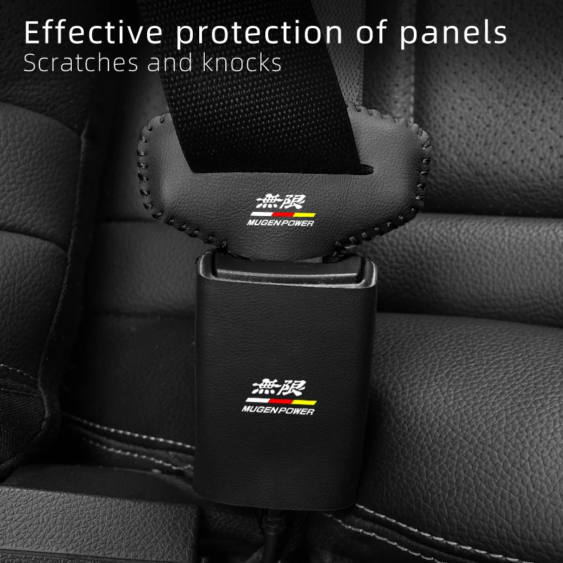 Anti Scratch Car Seat Belt Clip Protector Seatbelt Buckle Lock Cover For Honda Mugen Power Accord Civic City Vezel CRV Odyssey seat belt covers,seat belt clip,seat belt protection,seat belt protector,car seat belt accessory