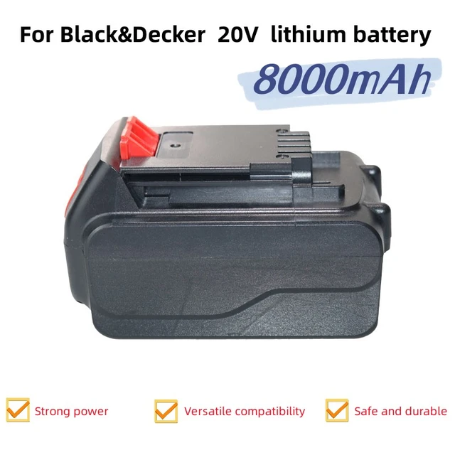 20 Volt Lithium Black Decker Battery  Black Decker 18 Volt Batteries -  Lbxr20 - Aliexpress