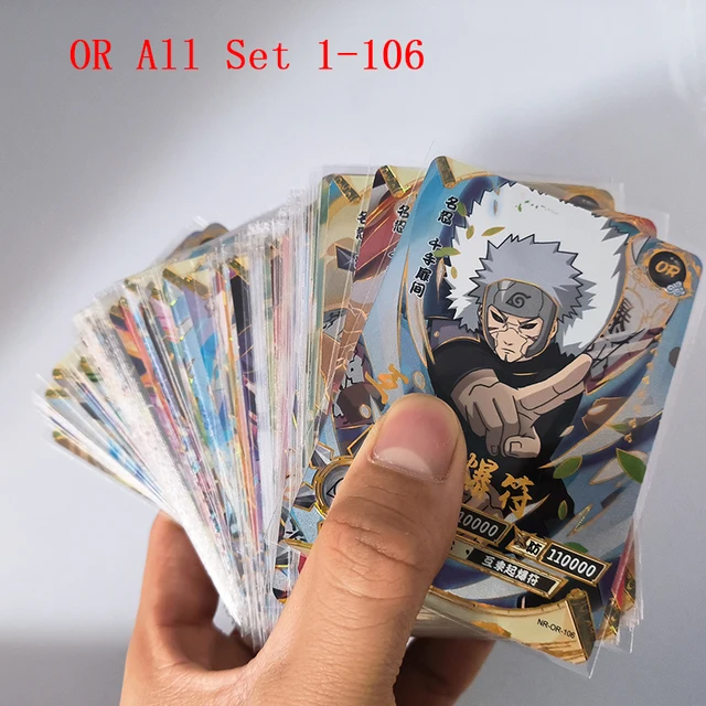 Lot de 19 cartes naruto + étui sur Manga occasion