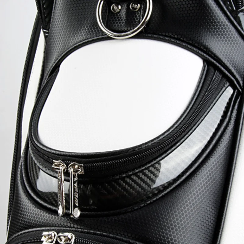 PGM メンズ ゴルフバッグ PU 防水 大容量 スタンダードバッグ 14本収納