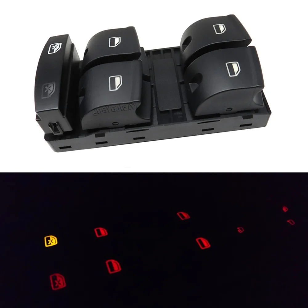 Per Audi A3 A3 Sportback A6 C6 Berlina Q7 Finestra Electric Power Master Control Interruttore Di Pulsante 4F0 959 851 4F0 959 851A 851C