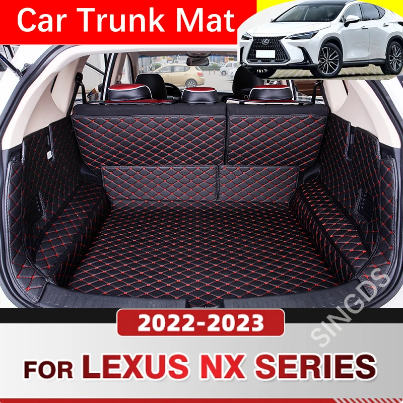 

Автомобильный коврик для багажника с полным покрытием для LEXUS NX 2022 2023, автомобильный коврик для багажника, подкладка для груза, защитные аксессуары для интерьера