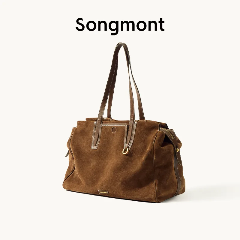 songmont ブラウン スエード ショルダーバッグ songmont ブラウン スエード ショルダーバッグ