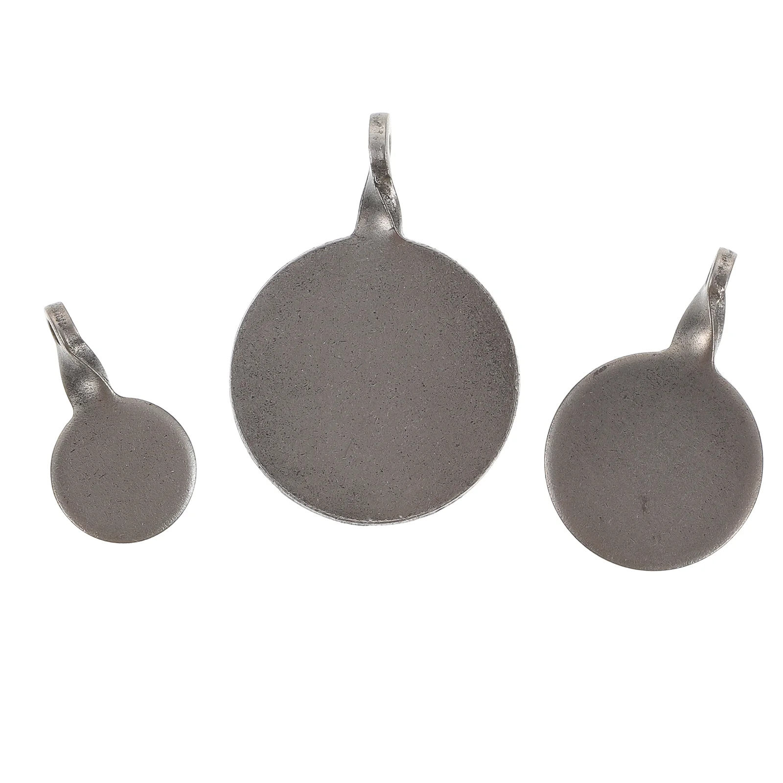 

3 Pcs Bullseye Shooting Practice Training Tool Hanging Alloy Stainless Steel Outdoor