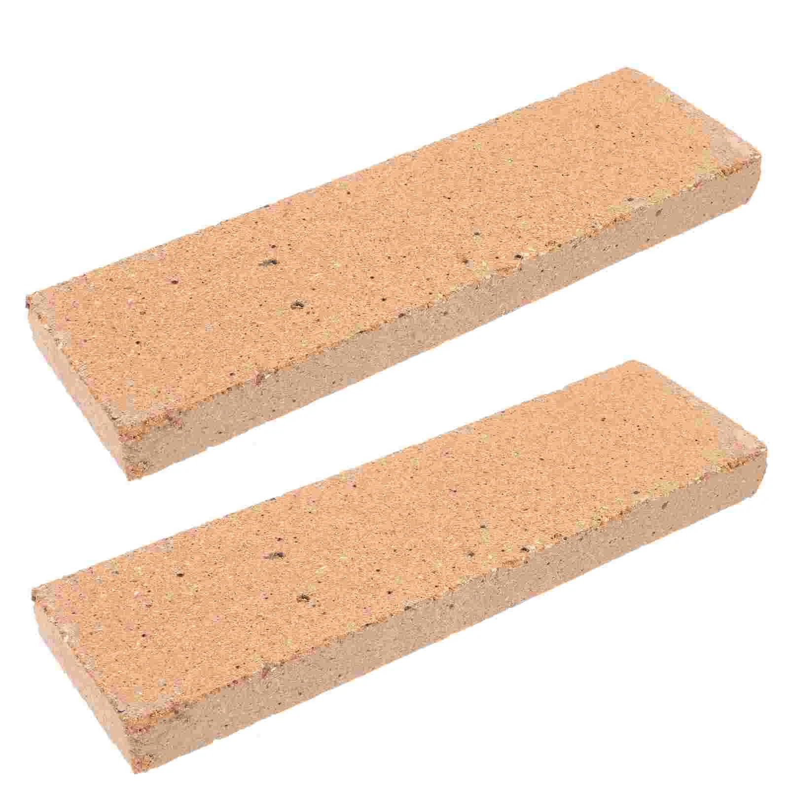 

2 Pcs Fireplace Fire Bricks For Fireplaces Jewelry Soldering for Casting Insulation Clay Metal Firing Grill