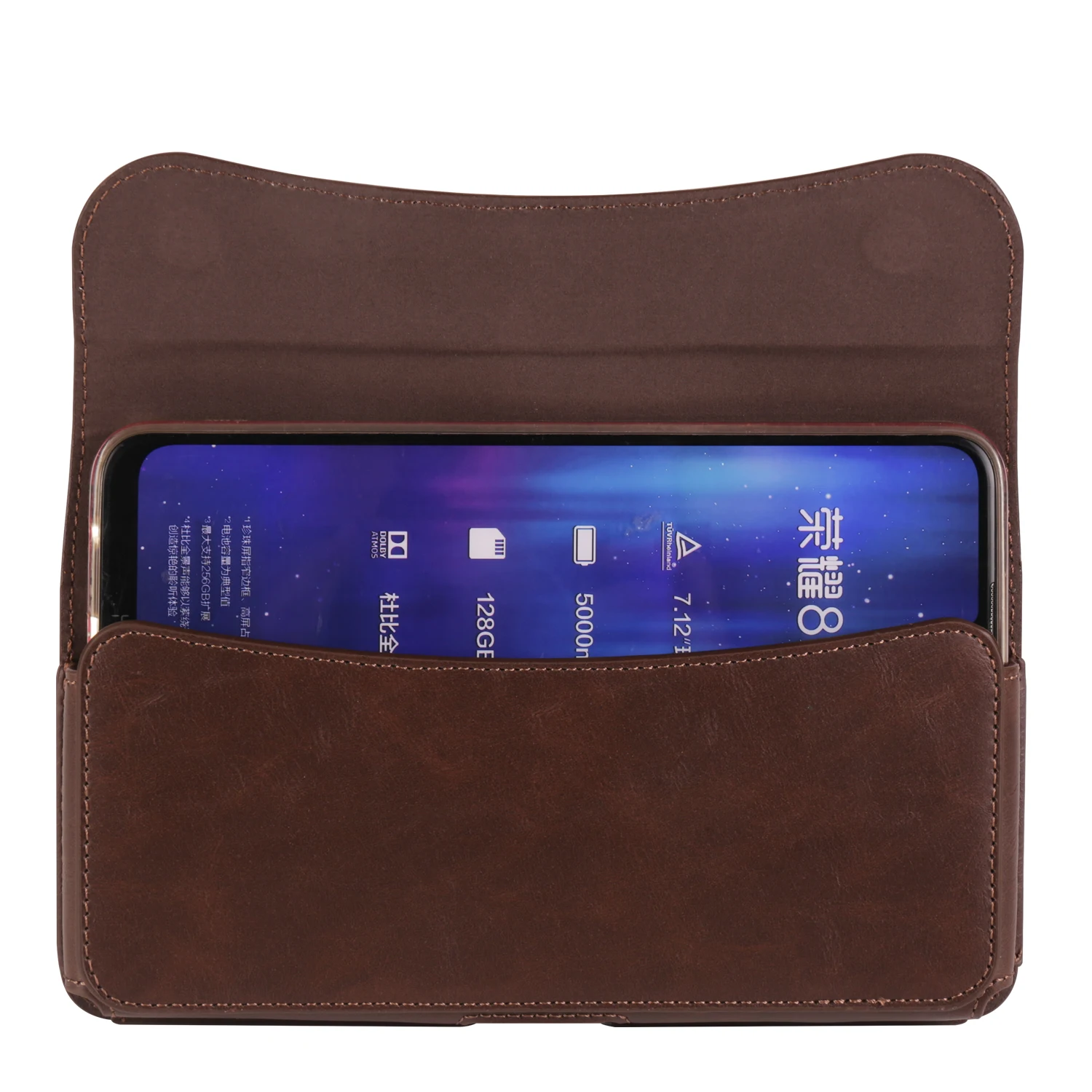 FULAIKATE Crazy Horse Handytasche mit horizontaler Taille für Herren, Ledertasche für Samsung Note 23 Ultra, iPhone 15 Pro Max, 6,1 "-7,2" – Detail 11