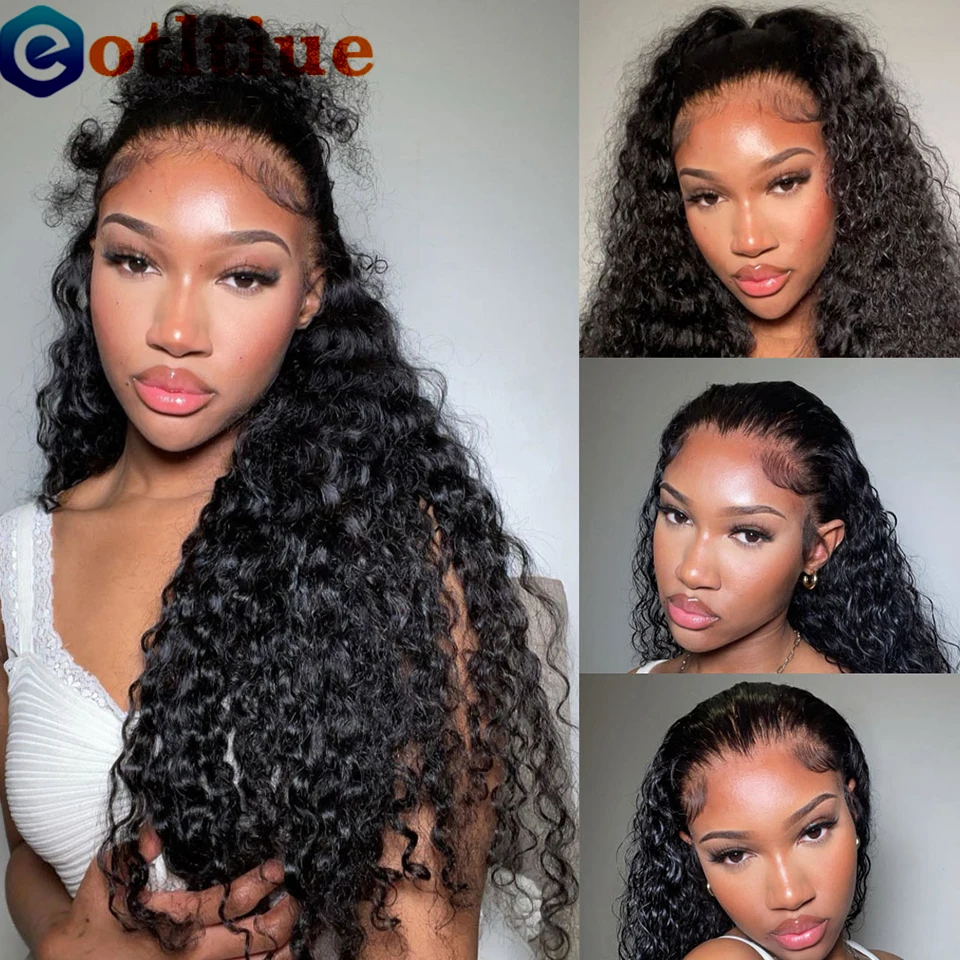 Brizilian Kinky Curly Ponytail Human Hair Natural Color Wrap Around Ponytail Drawstring Puff Clip In Hair Extensions