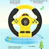 Montessori Eletric Simulation Steering Wheel Toy With Light Sound Baby Kids Musical Educational Copilot Stroller Steering Toy 4