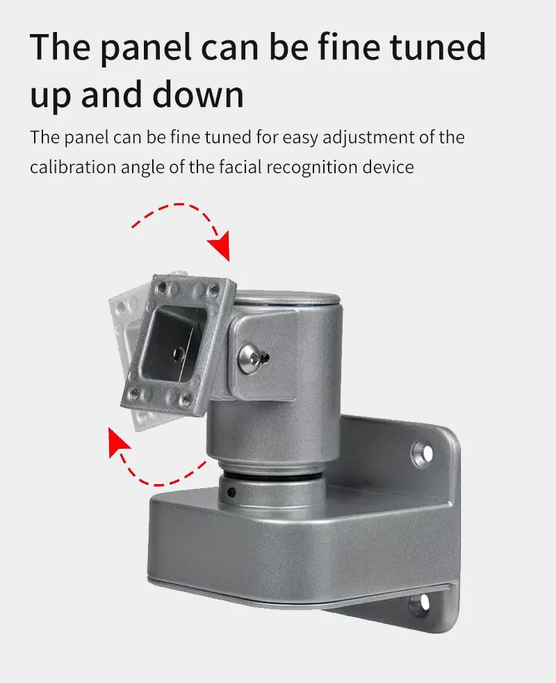 Aluminum Alloy Universal Gimbal Holder Base Wire Brackets for Face Recognition A