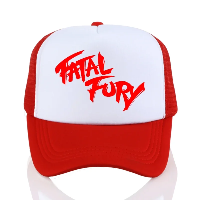 

Terry Bogard Cap The King of Fighters FURY FATAL Baseball caps Cosplay Coser Hat Summer Mesh ventilation hats for Men women