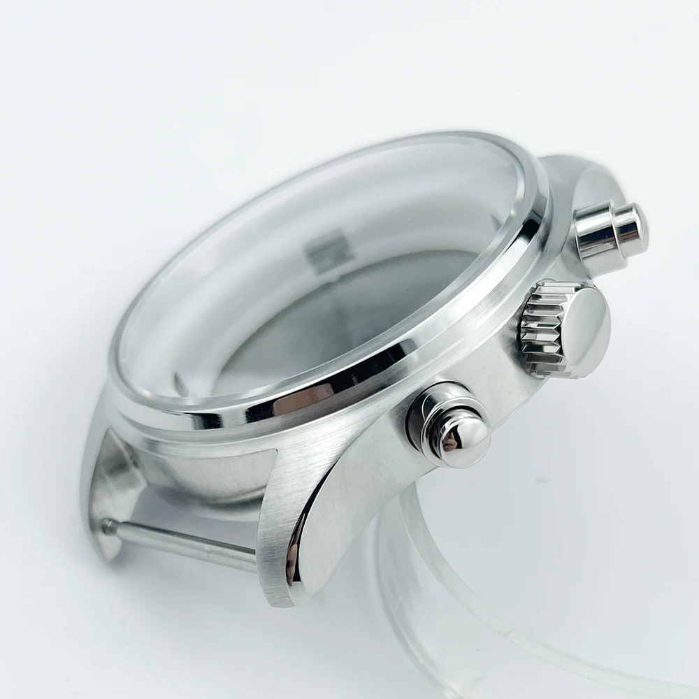 Pilot Chronograph Watch - 43mm Solid Stainless Steel with Sapphire Crystal and 5ATM Water Resistance