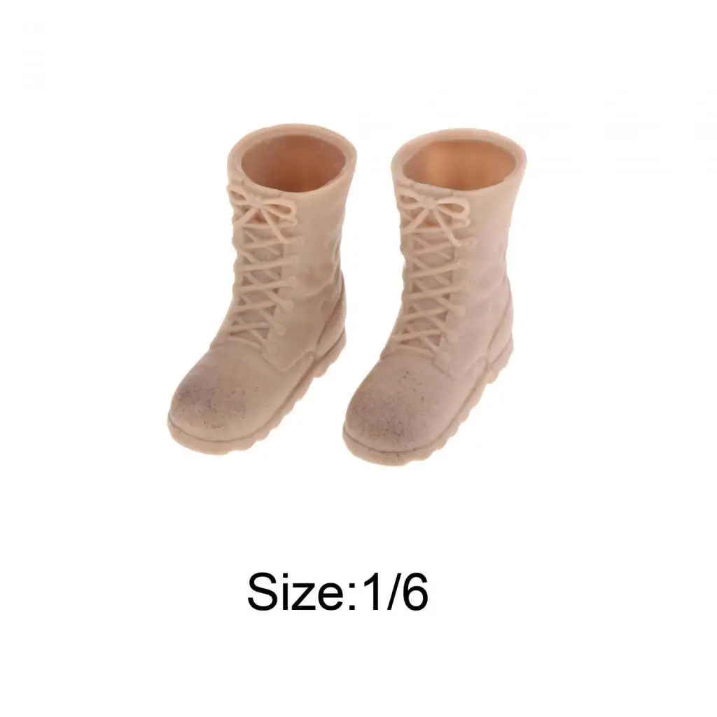 1/6 Scale Figure Boots, Miniature Shoes, Trendy Boots Model, Dress up Accessory for 12 inch Female Figures