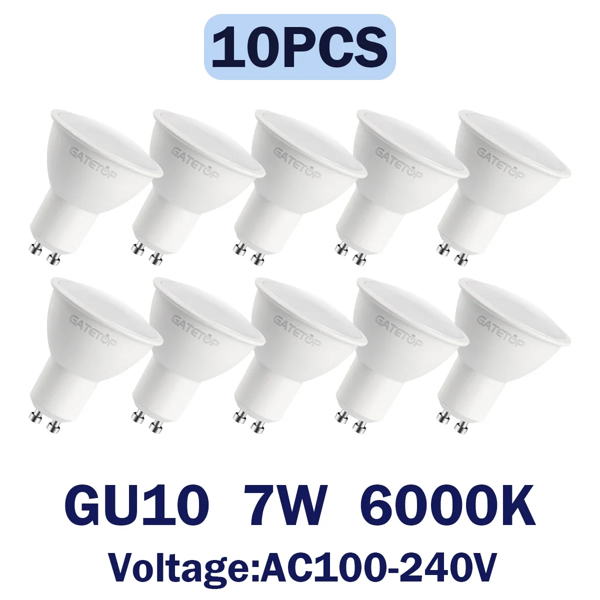 10pcs 120d 6000K