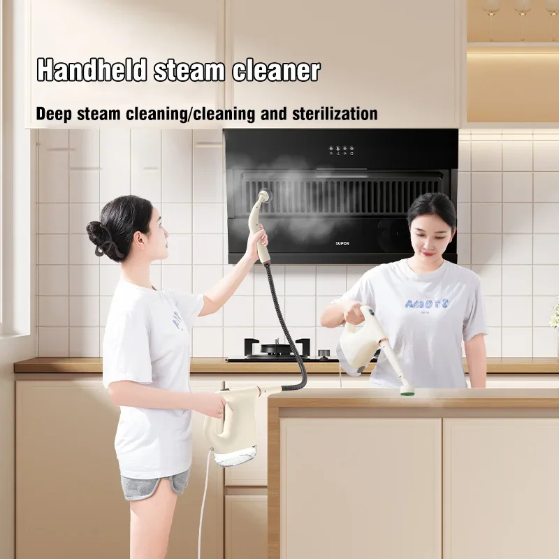 Handheld Steam Cleaner, 1200W Household Small Multifunctional High-Pressure Cleaner, Air Conditioning Kitchen Sterilizer