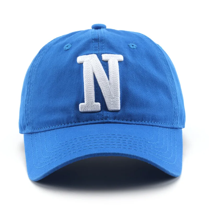 BISENMADE Baseball Cap For Men And Women Fashion Letter N Embroidery Cotton Soft Top Snapback Hat Simple Summer Visors Sun Caps 2
