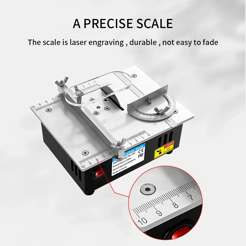 Table Saw Mini Multifunctional Electric Desktop DIY Cutting Tool Woodworking