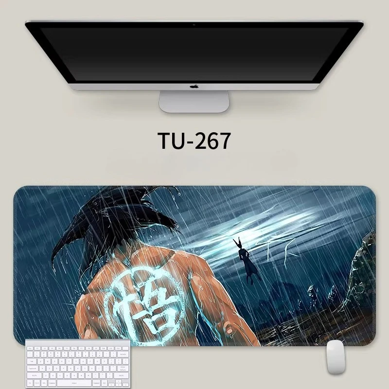 고화질 사무실 가죽 마우스 패드 대형 드래곤볼 보이즈 게임 키보드 패드 게임 데스크 데스크탑 패드 컴퓨터 테이블 매트
