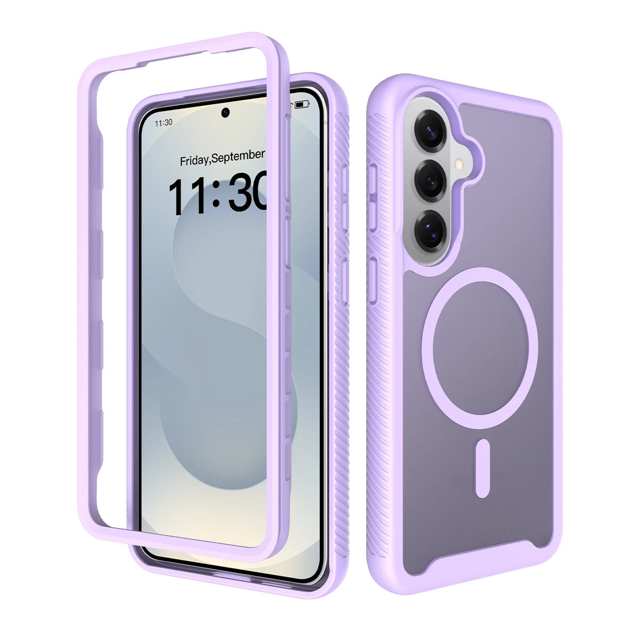 Ultimate Heavy Duty Armor Magnetic Shockproof Case with Full Protection and Transparent Design