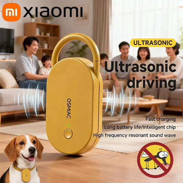 Xiaomi Card Ultrasonic Repeller Rechargeable Mosquito Mouse Rat Deterrent with Safety Lock