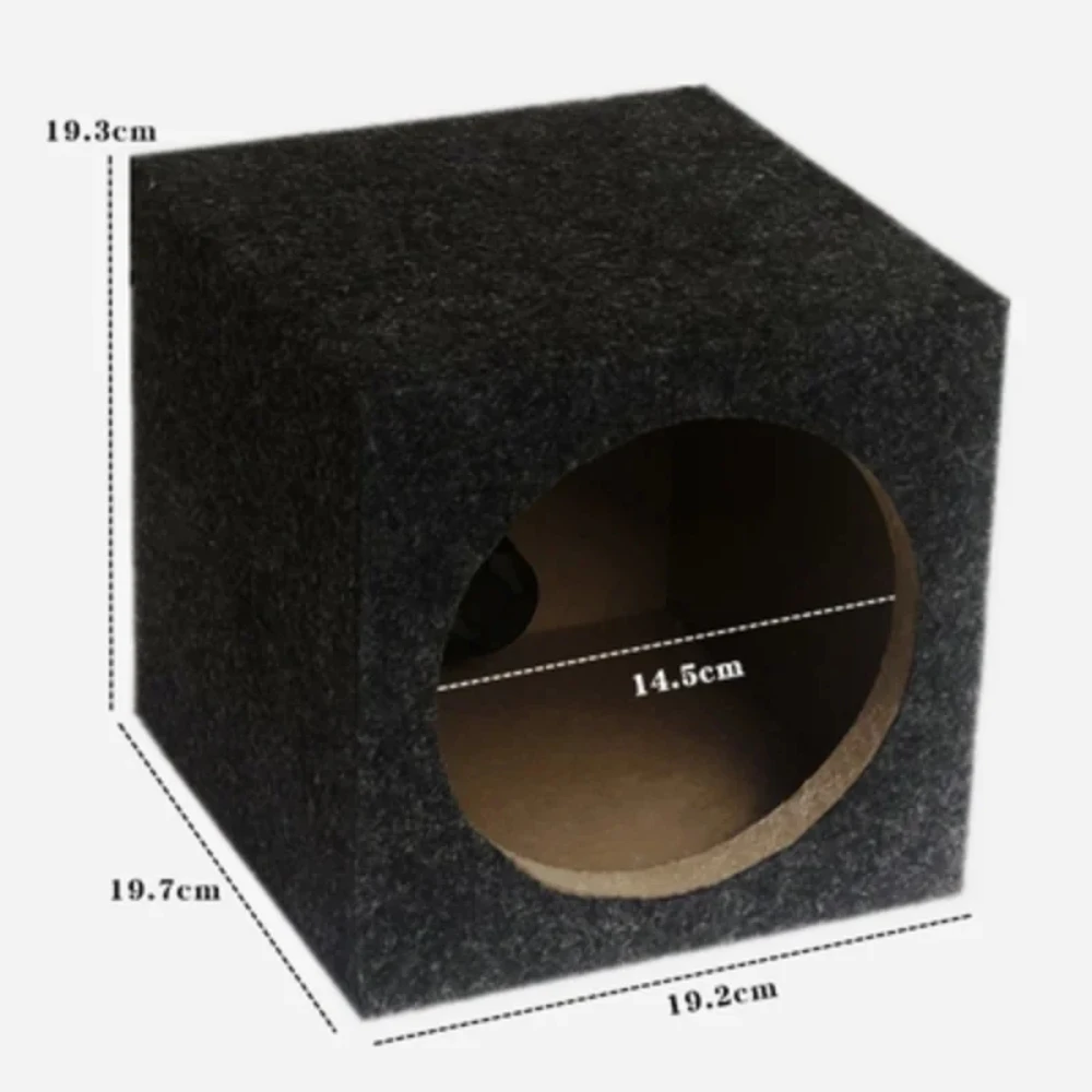 DIY Audio Modification 4/5/6/6.5 Inch Subwoofer Empty Box Car Subwoofer Box Body Speaker Wooden Shell Customizable Hole Diameter car subwoofer box