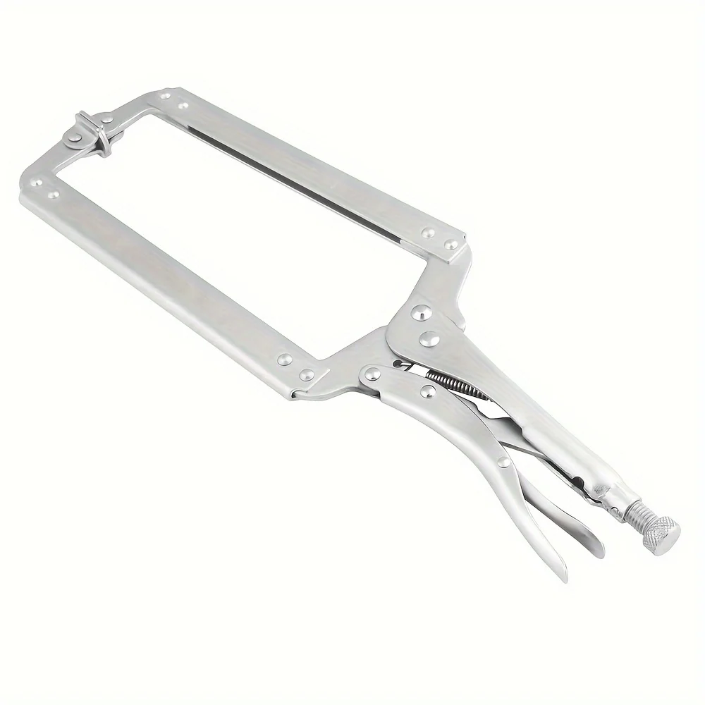 C Clamp, Adjustable Nickel Plated, Locking Pliers for Wood Working, Welding
