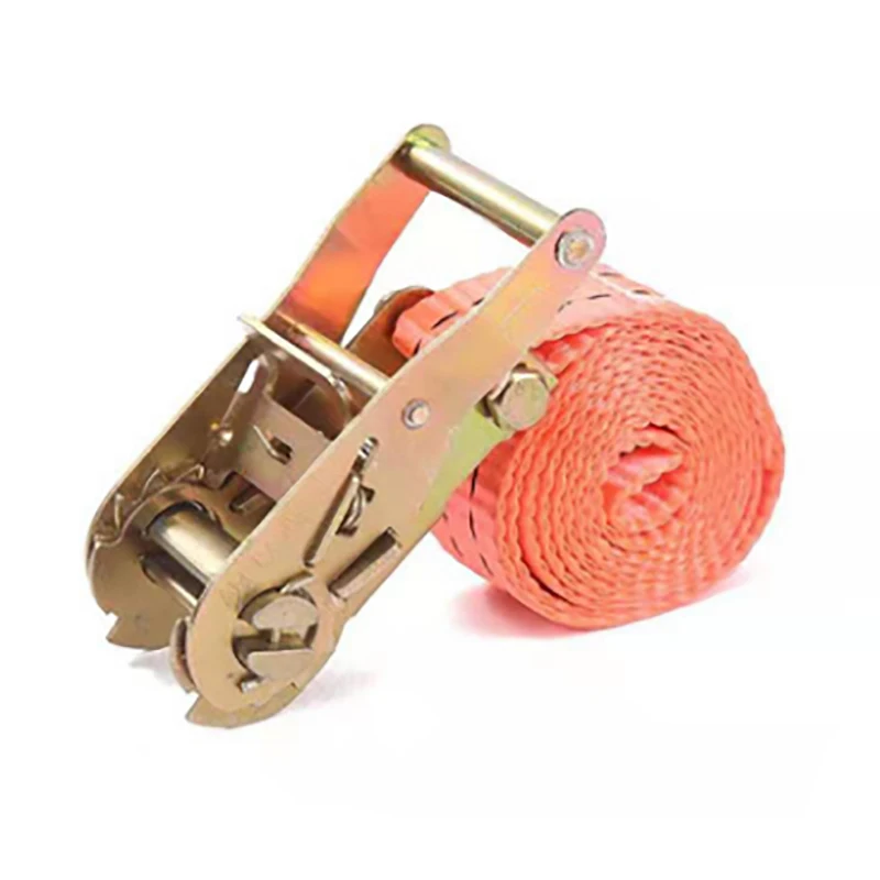 1.5",3mm,6T steel frame,2M---6M, ratchet tie down cargo lashing shipping package strap shipment packing belt assembly sling