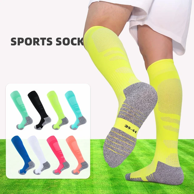 Calcetines de fútbol antideslizantes Toalla Rodilla  Calcetines deportivos antideslizantes  Fútbol-Nuevos hombres Mujeres-Aliexpress