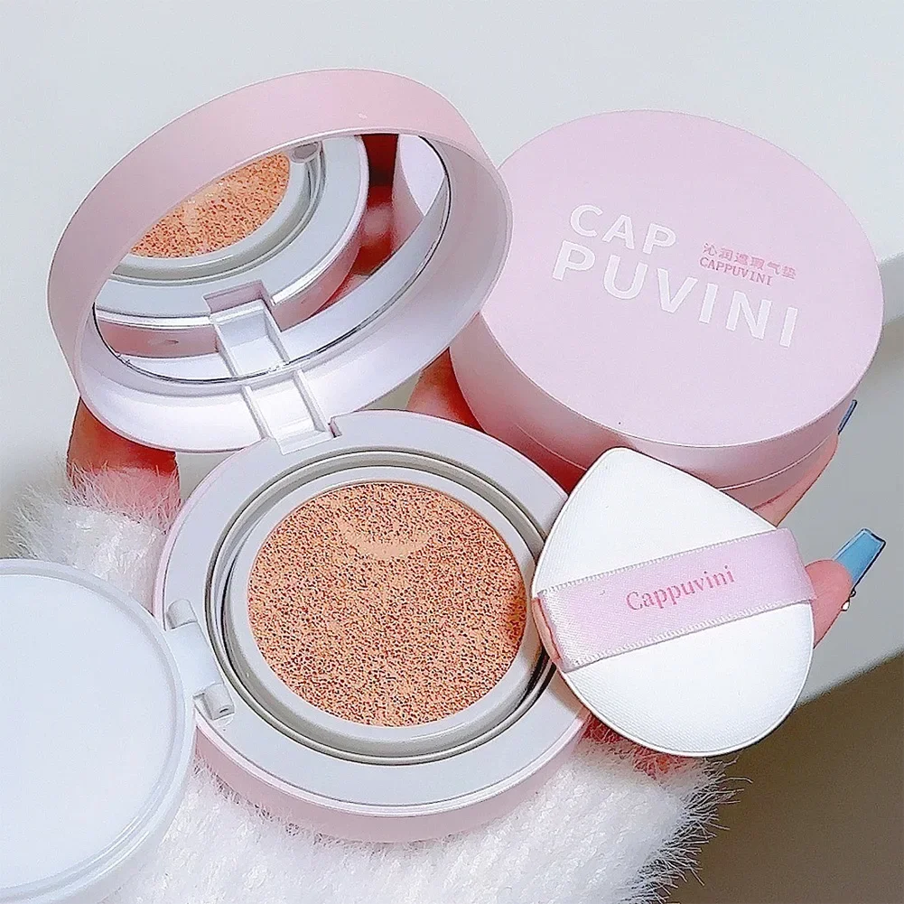 Air Cushion CC Cream Natural Moisturizing Foundation Concealer Whitening Oil-control Korean Makepu with Cosmetics Puff cc cream,makeup cosmetics,air cushion bb cream