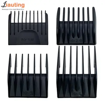 Moser 1400 이발사용 리미트 빗, 헤어 클리퍼 리미트 빗 교체, 커팅 가이드 빗, 부착 크기, 3mm, 6mm, 9mm, 12mm, 4 개