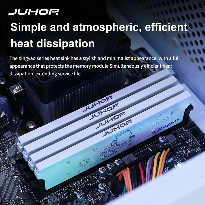 JUHOR デスクトップメモリ​​ DDR4 8GB 16GB 3200MHz 3600MHz 16GBX2