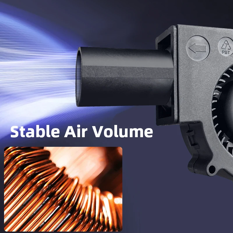 Adjustable Speed Large Air Volume Blower 220V To 12V Waste Oil Stove Firewood Stove Turbo Fan High Air Volume Turbo Blower Fan 4