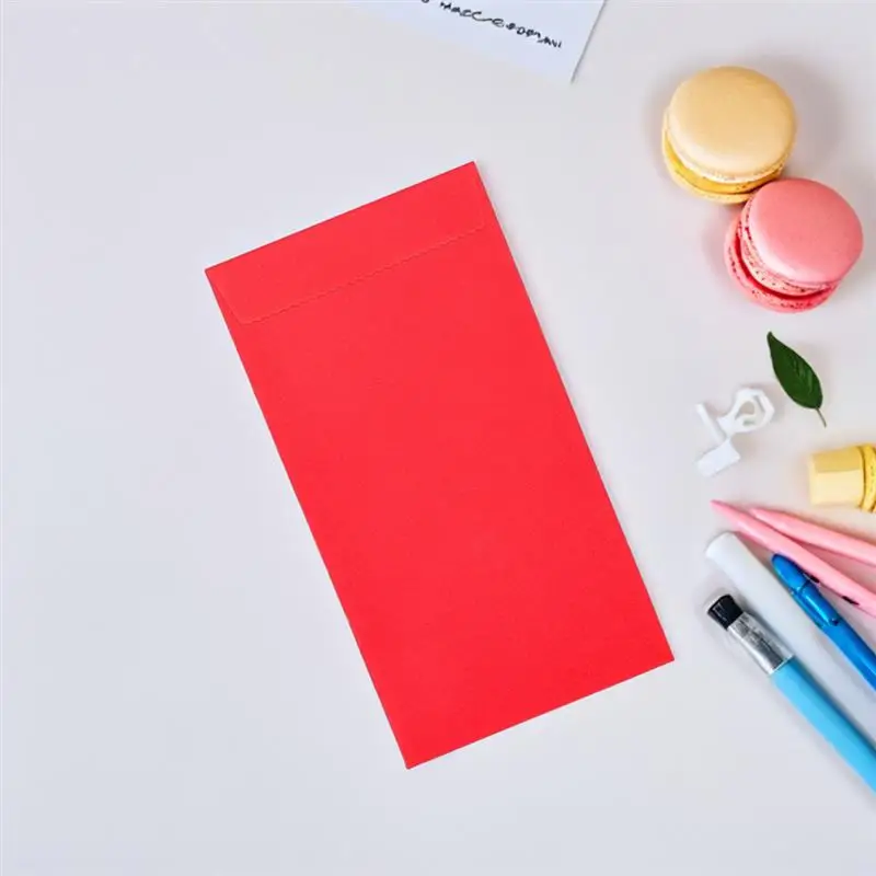 50pcs Traditional Chinese Red Envelopes Vintage Design Money EnvelopesFor Cash For Weddings Festivals Business And More