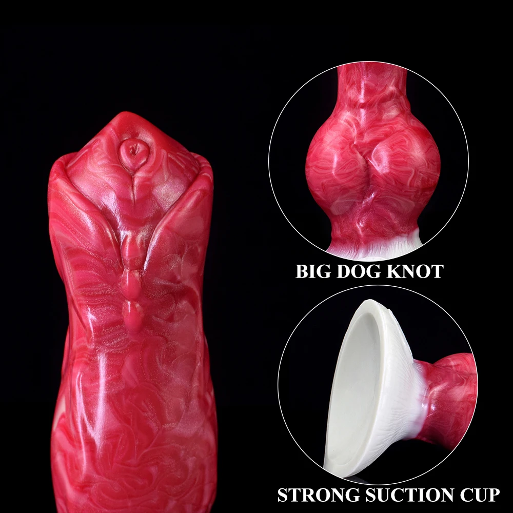 NNSX Wolf/Dog Monster Dildos Butt Plug for Women Large Knot Anal Plug Sex​ Toys for Man Anal Dildo Masturbation Adult Erotic Toy — view 2