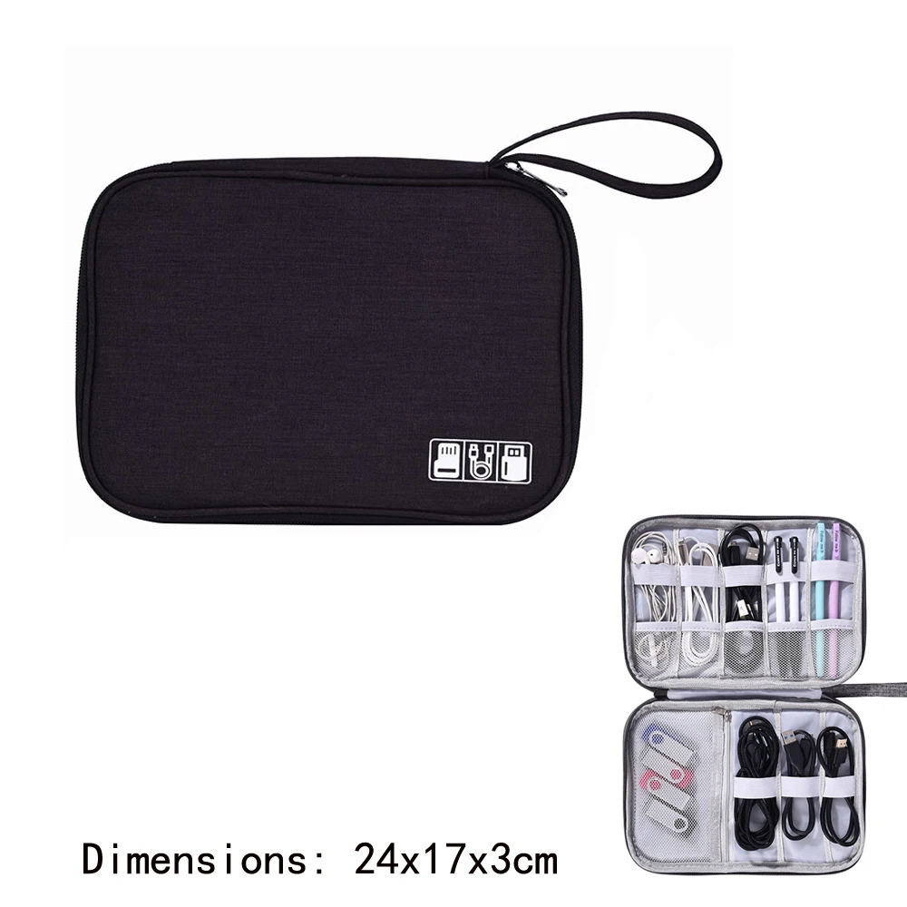 Waterproof Portable Electronic Accessories Organizer Travel Case